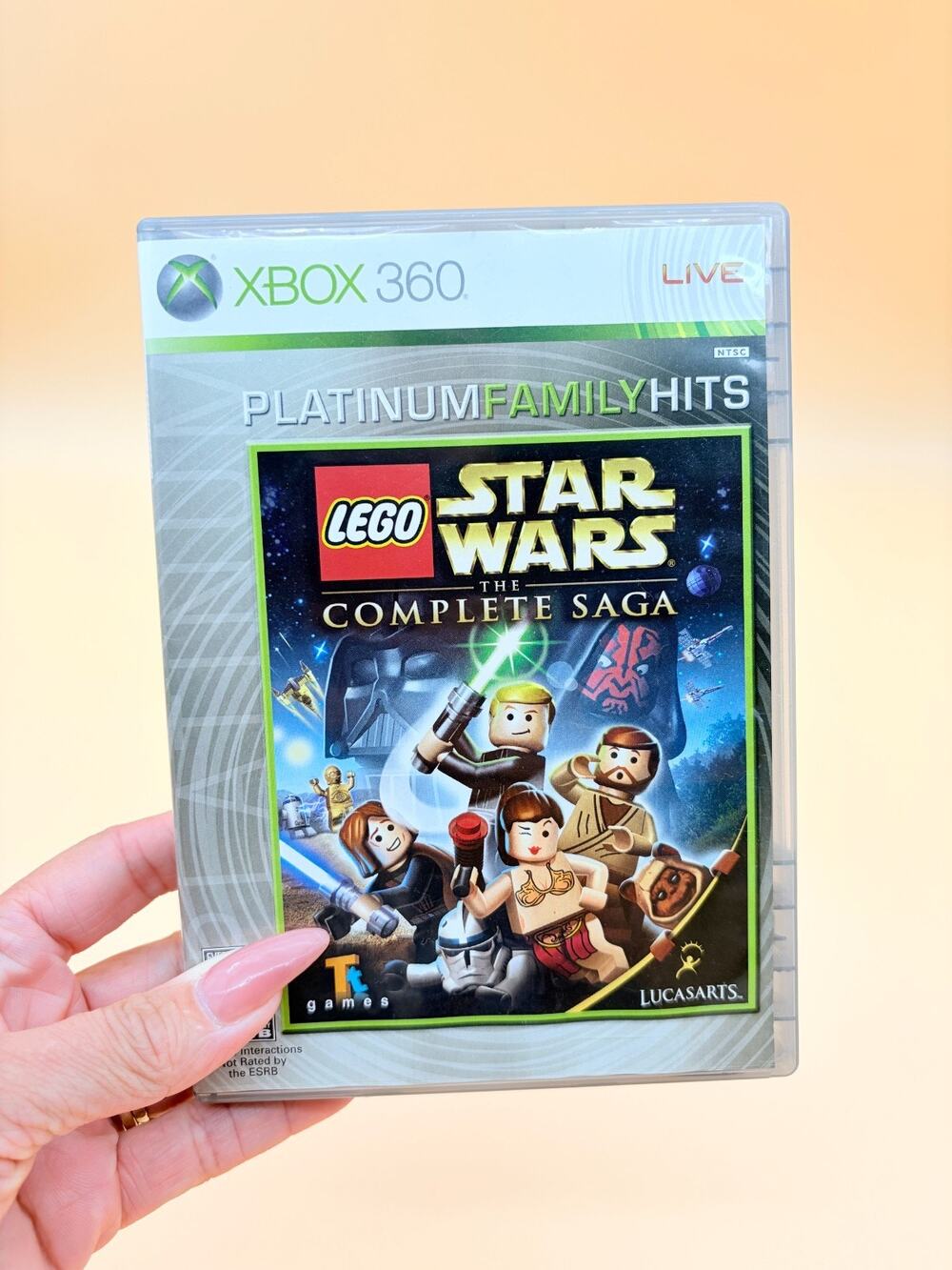 LEGO Star Wars Complete Saga Xbox 360 Platinum Hits CIB Tested w/ Manual